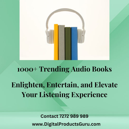 Audio Books, Digital Products