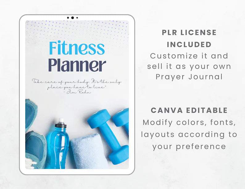 Fitness Planner, Personal Fitness Goal Setting
