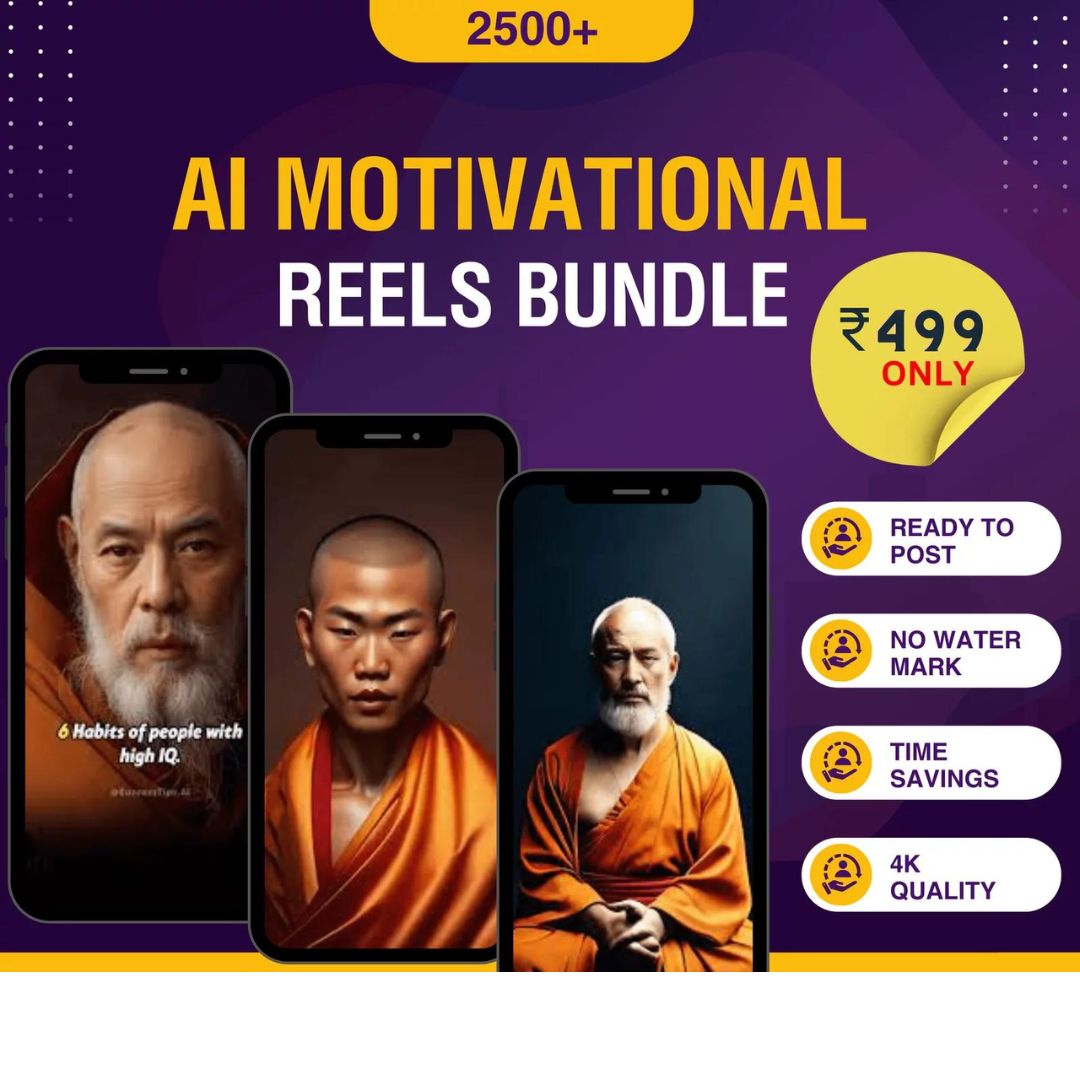 AI Motivational Reels, Viral Reels Bundle